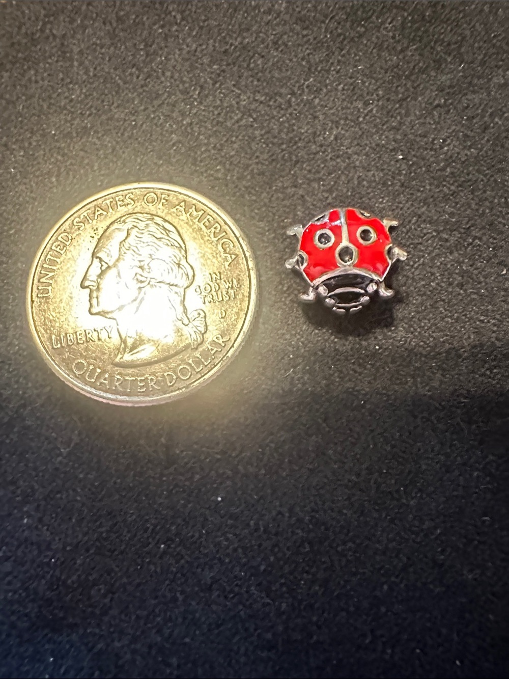 Red Ladybug bracelet Charm Accessory - Picture 3 of 3